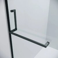Душевой уголок Grossman Pragma 120x90x195 120.K33.03.1290.21.00 (черный матовый/стекло прозрачное) - Превью изображения №2 — Интернет-магазин samo.by