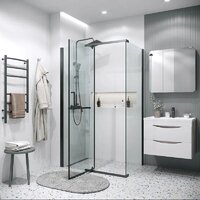 Душевой уголок Grossman Pragma 120x90x195 120.K33.03.1290.21.00 (черный матовый/стекло прозрачное) - Превью изображения №9 — Интернет-магазин samo.by
