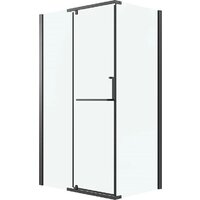 Grossman Pragma 120x90x195 120.K33.03.1290.21.00 (черный матовый/стекло прозрачное)