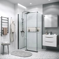 Душевой уголок Grossman Pragma 120x90x195 120.K33.03.1290.21.00 (черный матовый/стекло прозрачное) - Превью изображения №7 — Интернет-магазин samo.by