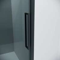 Душевой уголок Grossman Cosmo 100х100х195 120.K33.02.1010.21.10 (черный матовый/стекло тонированное) - Превью изображения №2 — Интернет-магазин samo.by