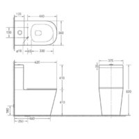 Унитаз напольный SantiLine SL-5014 - Превью изображения №2 — Интернет-магазин samo.by