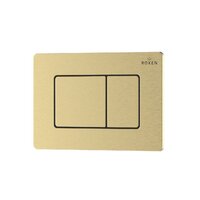 Инсталляция для унитаза Roxen для приставного унитаза Attach с кнопкой смыва 968403 (брашированное золото) - Превью изображения №6 — Интернет-магазин samo.by