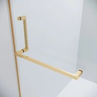 Душевой уголок Grossman Pragma 120x90x195 120.K33.03.1290.32.00 (золото сатин/стекло прозрачное) - Превью изображения №2 — Интернет-магазин samo.by