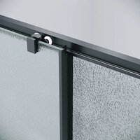 Душевой уголок Grossman Cosmo 100x100x195 120.K33.02.1010.21.02 (черный матовый/стекло шиншилла) - Превью изображения №3 — Интернет-магазин samo.by