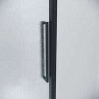 Душевой уголок Grossman Cosmo 100x100x195 120.K33.02.1010.21.02 (черный матовый/стекло шиншилла) - Превью изображения №2 — Интернет-магазин samo.by