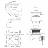 Душевой поддон Wasserkraft Isen 26T11 - Превью изображения №2 — Интернет-магазин samo.by