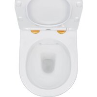 Унитаз подвесной Roxen Antares Gold в комплекте с инсталляцией StounFix Dual Fresh 6 в 1 868483 (кнопка: золото глянцевая) - Превью изображения №14 — Интернет-магазин samo.by