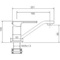 Смеситель Gappo G4517-8 - Превью изображения №2 — Интернет-магазин samo.by