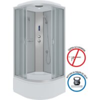 Душевая кабина Niagara NG-2307-14P 80x80x215 (матовое стекло) - Превью изображения №3 — Интернет-магазин samo.by