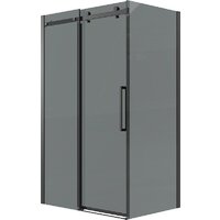 Grossman Classic 120x90x195 120.K33.04.1290.21.10 (черный матовый/тонированное стекло)