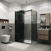 Душевой уголок Grossman Classic 120x90x195 120.K33.04.1290.21.10 (черный матовый/тонированное стекло) - Превью изображения №3 — Интернет-магазин samo.by