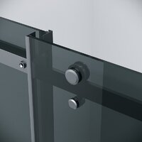 Душевой уголок Grossman Classic 120x90x195 120.K33.04.1290.21.10 (черный матовый/тонированное стекло) - Превью изображения №7 — Интернет-магазин samo.by