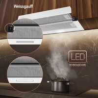 Кухонная вытяжка Weissgauff TEL 600 2M White Glass - Превью изображения №6 — Интернет-магазин samo.by