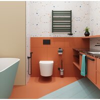 Унитаз подвесной Wellsee eclatant RimFree 182615001 (чаша, пневмокрышка, глянцевый белый) - Превью изображения №7 — Интернет-магазин samo.by