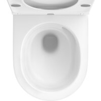 Унитаз подвесной Wellsee eclatant RimFree 182615001 (чаша, пневмокрышка, глянцевый белый) - Превью изображения №3 — Интернет-магазин samo.by