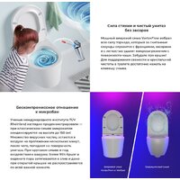 Унитаз подвесной Wellsee eclatant RimFree 182615001 (чаша, пневмокрышка, глянцевый белый) - Превью изображения №4 — Интернет-магазин samo.by