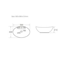Умывальник SantiLine SL-1022 - Превью изображения №2 — Интернет-магазин samo.by