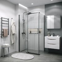 Душевой уголок Grossman Pragma 120x90x195 120.K33.03.1290.42.00 (графит сатин/стекло прозрачное) - Превью изображения №7 — Интернет-магазин samo.by