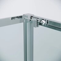 Душевой уголок Grossman Cosmo 100х100х195 120.K33.02.1010.10.00 (хром/прозрачное стекло) - Превью изображения №3 — Интернет-магазин samo.by