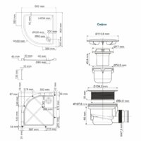 Душевой поддон Wasserkraft Isen 26T01 - Превью изображения №2 — Интернет-магазин samo.by