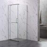 Душевой уголок Veconi 90x90x200 RV18-90-01-C5 (стекло прозрачное/хром) - Превью изображения №2 — Интернет-магазин samo.by