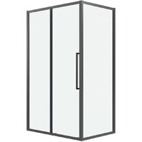 Grossman Cosmo 140x80x195 120.K33.02.1480.42.00 (графит сатин/стекло прозрачное)