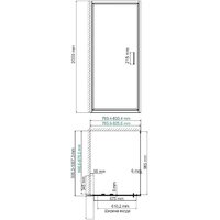 Душевой уголок Wasserkraft Salm 27I29 - Превью изображения №4 — Интернет-магазин samo.by