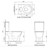 Унитаз напольный Roxen Urban Tornado Bidet 600190-01X - Превью изображения №12 — Интернет-магазин samo.by
