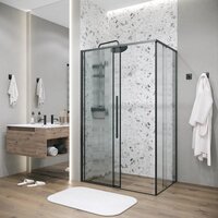 Душевой уголок Grossman Galaxy 110х100х195 120.K33.01.1110.21.02 (черный матовый/шиншилла стекло) - Превью изображения №9 — Интернет-магазин samo.by
