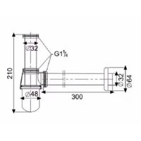 Сифон SantiLine SL-113 - Превью изображения №2 — Интернет-магазин samo.by