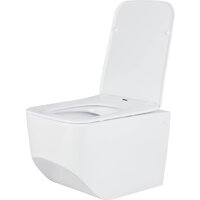 Унитаз подвесной Roxen Boro в комплекте с инсталляцией StounFix Dual Fresh 6 в 1 540025 (кнопка: белый глянец) - Превью изображения №6 — Интернет-магазин samo.by