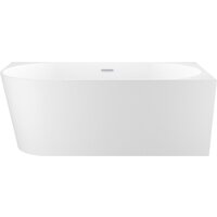 Wellsee Excellence Pro 140x70 28760901R (пристенная ванна (правая) белый глянец, экран, ножки, сифон-автомат хром)