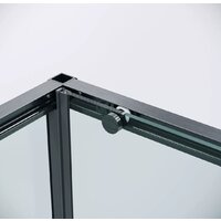 Душевой уголок Grossman Galaxy 140x80x195 120.K33.01.1480.42.00 (графит сатин/прозрачное стекло) - Превью изображения №14 — Интернет-магазин samo.by
