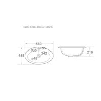 Умывальник SantiLine SL-2107 - Превью изображения №2 — Интернет-магазин samo.by