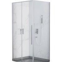RGW SV-42 100x150 (хром/прозрачное стекло)