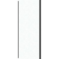 Grossman Pragma 80x195 200.K33.03.80.21.02 (черный матовый/стекло шиншилла)