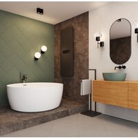 Ванна Wellsee Pour Plus 150x150 237101004 (отдельностоящая ванна белый глянец, экран, ножки, сифон-автомат золото) - Превью изображения №7 — Интернет-магазин samo.by