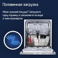 Встраиваемая посудомоечная машина MAUNFELD MLP-12S Light Beam - Превью изображения №26 — Интернет-магазин samo.by