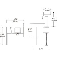 Гигиенический душ FRAP F7506 - Превью изображения №10 — Интернет-магазин samo.by
