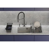 Кухонная мойка Omoikiri Kasen 49-16-INT-GM 4997055 (вороненая сталь) - Превью изображения №3 — Интернет-магазин samo.by