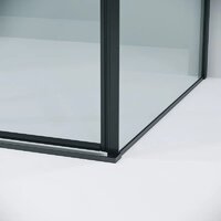 Душевой уголок Grossman Galaxy 100x80x195 120.K33.01.1080.21.00 (черный матовый/прозрачное стекло) - Превью изображения №5 — Интернет-магазин samo.by