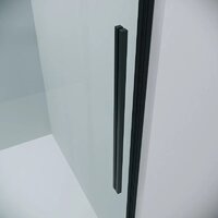 Душевой уголок Grossman Galaxy 100x80x195 120.K33.01.1080.21.00 (черный матовый/прозрачное стекло) - Превью изображения №2 — Интернет-магазин samo.by