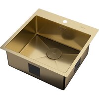 Кухонная мойка ZorG Zerox 51 IF PVD Gold - Превью изображения №2 — Интернет-магазин samo.by