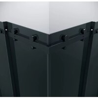 Душевой уголок Grossman Classic 100x100x195 300.K33.04.1010.21.10 (черный матовый/тонированное стекло) - Превью изображения №14 — Интернет-магазин samo.by