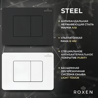 Унитаз подвесной Roxen Antares Tornado Long в комплекте с инсталляцией StounFix Dual Fresh 6 в 1 868457 (кнопка: белый глянцевая) - Превью изображения №6 — Интернет-магазин samo.by