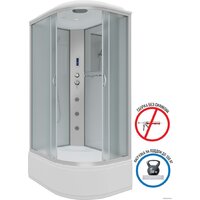 Душевой уголок Niagara NG-2310-14LF 120x80x215 (матовое стекло) - Превью изображения №3 — Интернет-магазин samo.by