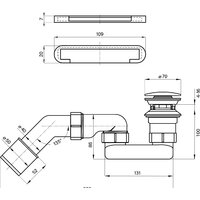 Ванна Wellsee Pour Plus 150x150 237101002 (отдельностоящая ванна белый глянец, экран, ножки, сифон-автомат глянцевый белый) - Превью изображения №10 — Интернет-магазин samo.by