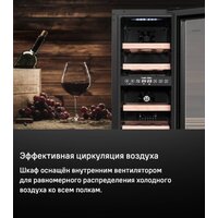 Винный шкаф MAUNFELD MBWC-56D17 - Превью изображения №9 — Интернет-магазин samo.by