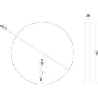  Roxen Зеркало Enry Round 510235-60GB - Превью изображения №3 — Интернет-магазин samo.by